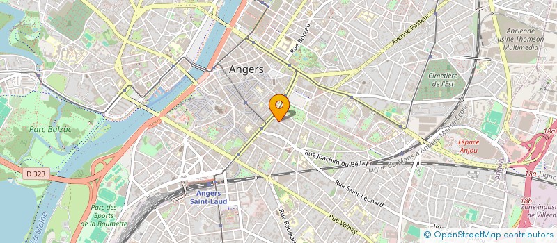 localisation de l'entreprise CHAPEL ANIMATION à ANGERS