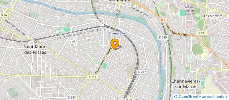 localisation de l'entreprise CHAPELAIN  SERRIS