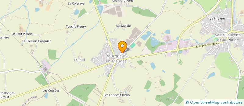localisation de l'entreprise CHAPELAINS DE N D DU MARILLAIS à MAUGES-SUR-LOIRE