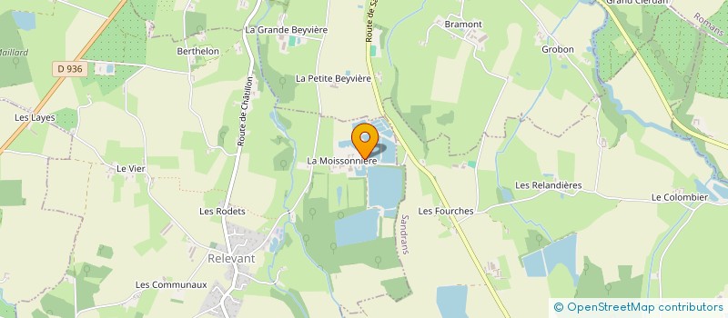 localisation de l'entreprise CHAPELAND TERRASSEMENT  RELEVANT