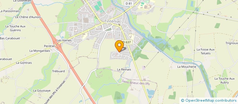 localisation de l'entreprise CHAPELET FUNERAIRE BOCHER  BECHEREL