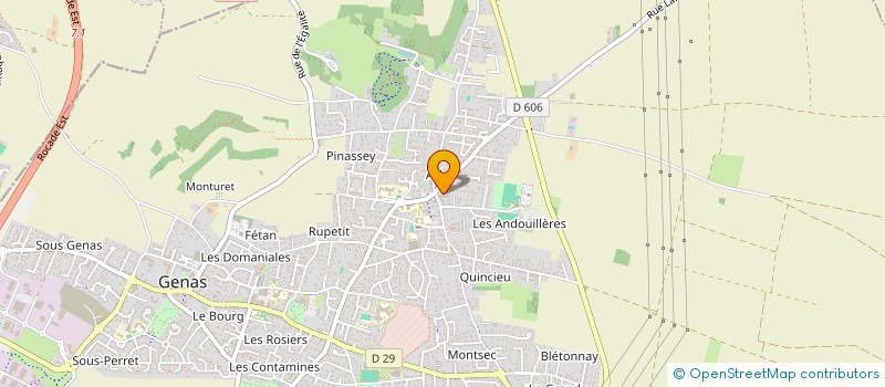 localisation de l'entreprise CHAPELINE HOME  GENAS