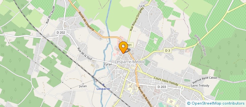 localisation de l'entreprise CHAPELLAN & ASSOCIES  LESPARRE-MEDOC