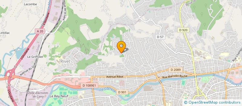 localisation de l'entreprise CHAPELLE  BRIVE-LA-GAILLARDE