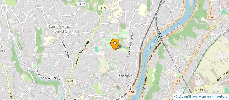 localisation de l'entreprise CHAPELLE DES CHARTREUX  SAINT-CYR-AU-MONT-D'OR