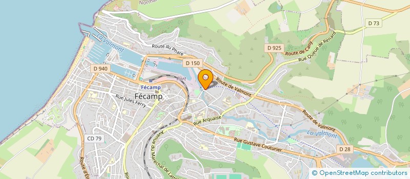 localisation de l'entreprise CHAPELLE DU PRECIEUX SANG  FECAMP