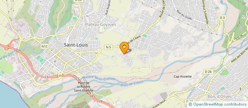 localisation de l'entreprise CHAPELLE LA PAIX  SAINT-LOUIS