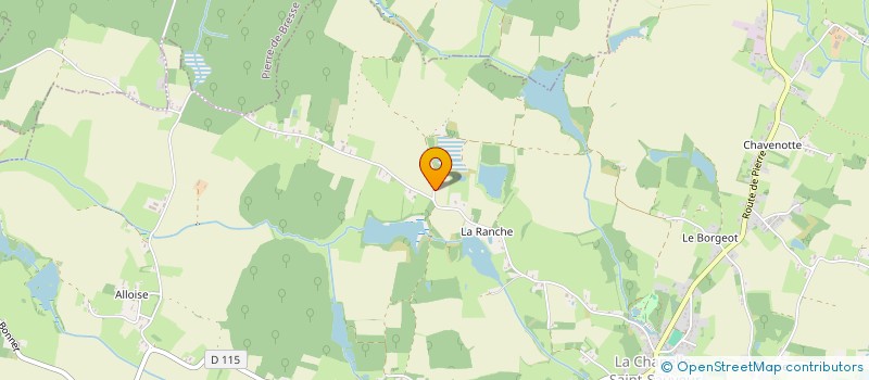 localisation de l'entreprise CHAPELLE RENOVATION  LA CHAPELLE-SAINT-SAUVEUR