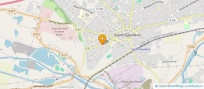 localisation de l'entreprise CHAPELLE SAINT-JACQUES à SAINT-GAUDENS
