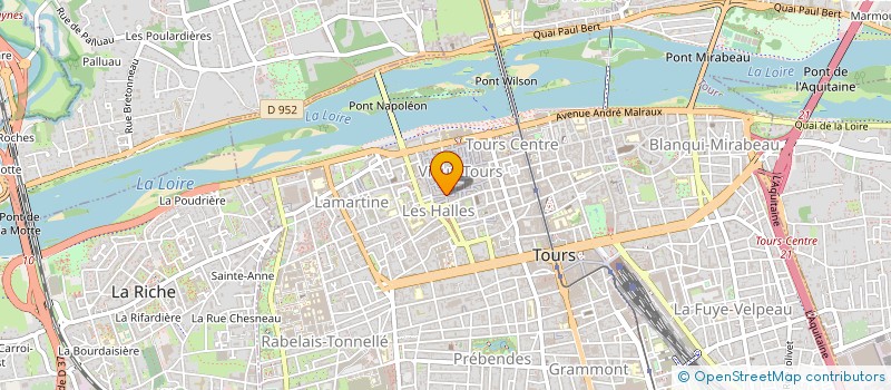 localisation de l'entreprise CHAPELLERIE BRUN  TOURS