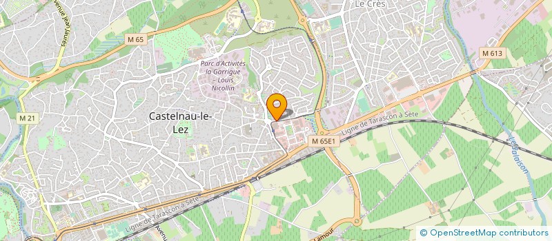 localisation de l'entreprise CHAPELLIER  CASTELNAU-LE-LEZ