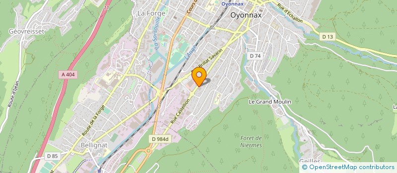 localisation de l'entreprise CHAPELU DISTRIBUTION à OYONNAX