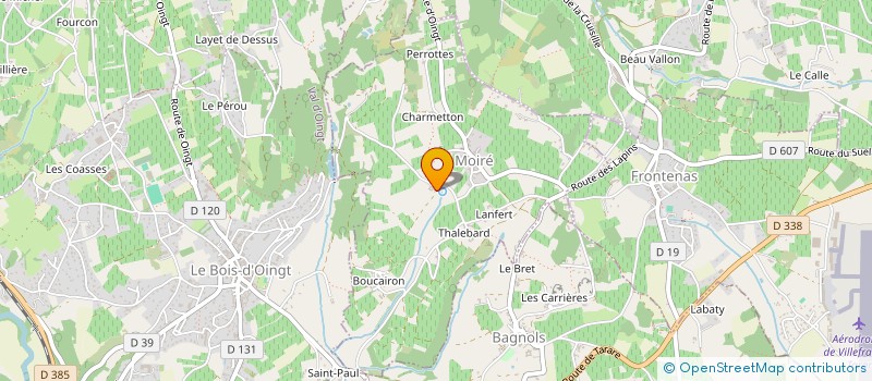 localisation de l'entreprise CHAPER  MOIRE