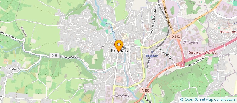 localisation de l'entreprise CHAPER à BRIGNAIS