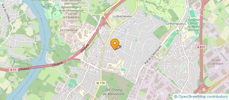 localisation de l'entreprise CHAPER  CARQUEFOU