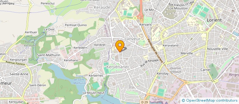 localisation de l'entreprise CHAPERDIS à LORIENT