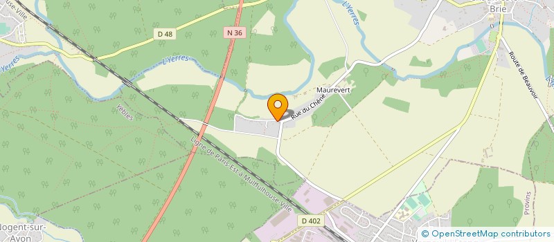 localisation de l'entreprise CHAPERLIPOPETTE 77  CHAUMES-EN-BRIE