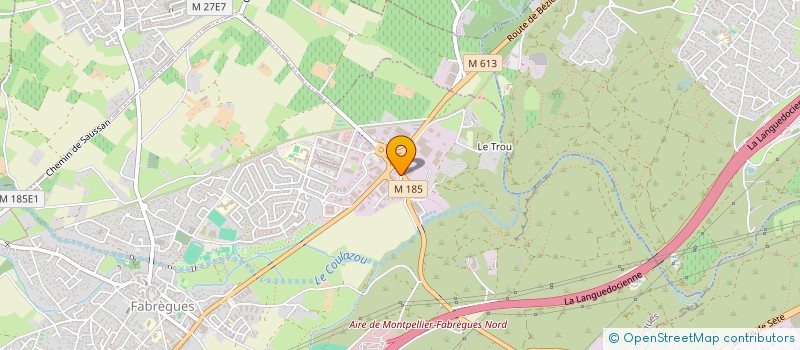 localisation de l'entreprise CHAPES CARRELAGES DU MIDI  FABREGUES