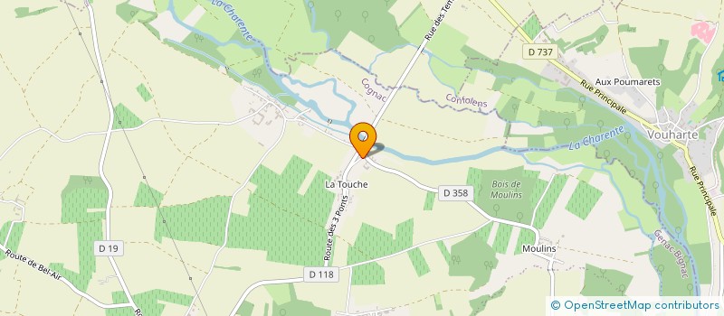 localisation de l'entreprise CHAPI à ROUILLAC