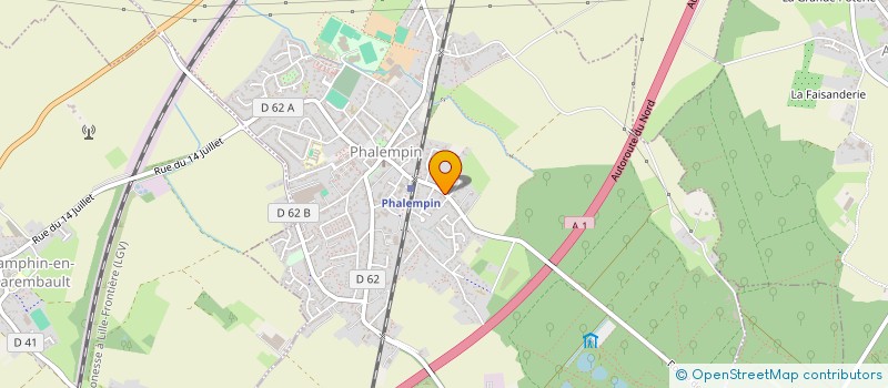 localisation de l'entreprise CHAPICEDRE  PHALEMPIN