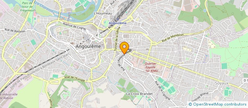 localisation de l'entreprise CHAPIMMO ANGOULEME à ANGOULEME