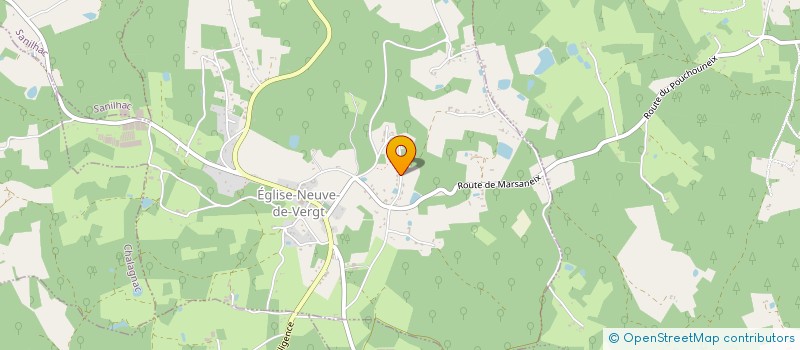 localisation de l'entreprise CHAPIN  EGLISE-NEUVE-DE-VERGT