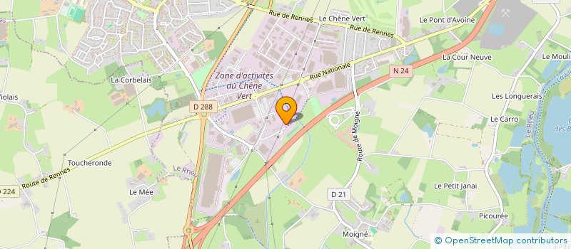 localisation de l'entreprise CHAPINVEST à LE RHEU
