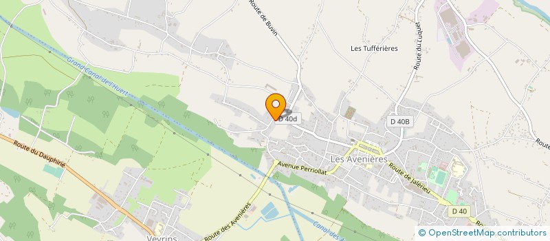 localisation de l'entreprise CHAPISERE  LES AVENIERES VEYRINS-THUELLIN