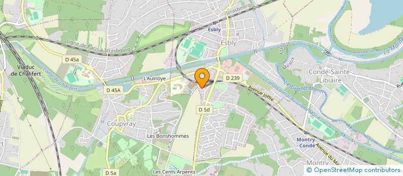 localisation de l'entreprise CHAPITECH à ESBLY