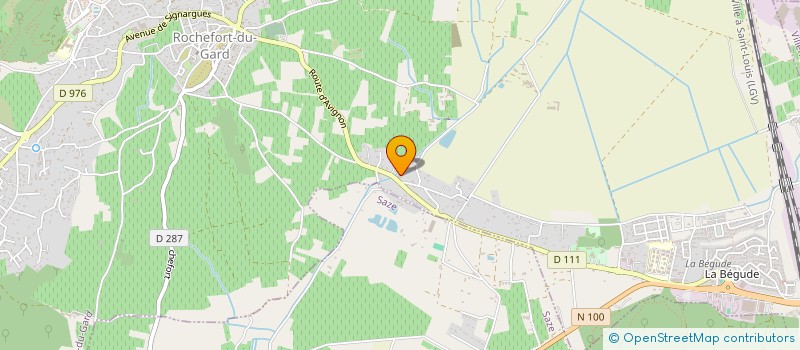 localisation de l'entreprise CHAPITRE 10 à ROCHEFORT-DU-GARD