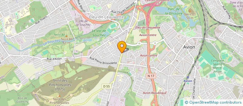 localisation de l'entreprise CHAPITRE  AVION