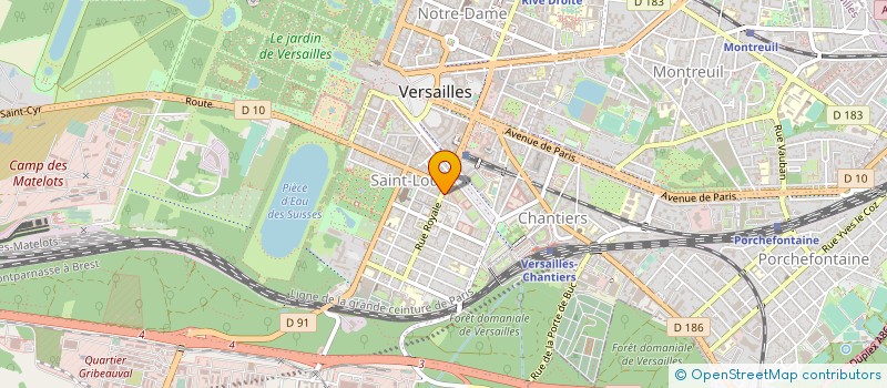 localisation de l'entreprise CHAPITRE II à VERSAILLES