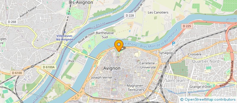 localisation de l'entreprise CHAPITRE METROPOLITAIN EGLISE METROPOLE  AVIGNON