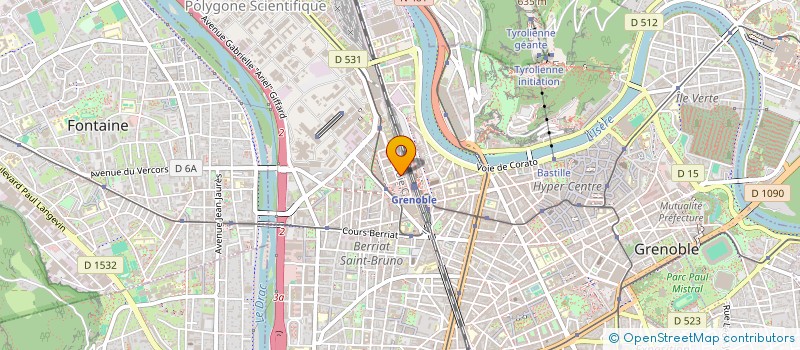 localisation de l'entreprise CHAPITRE TROIS  GRENOBLE