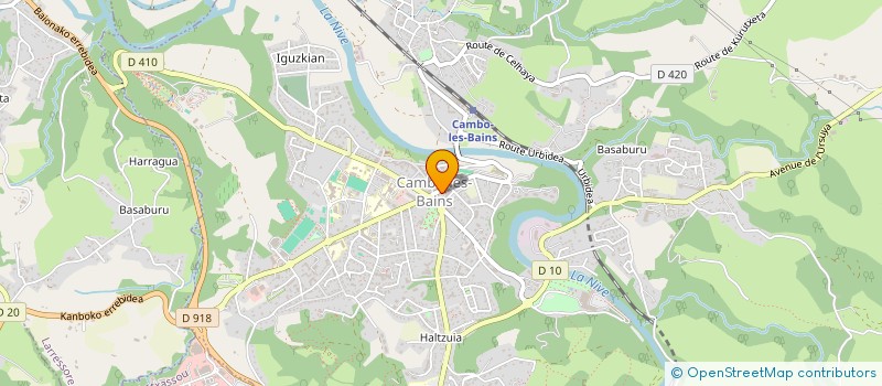 localisation de l'entreprise CHAPITRE V à CAMBO-LES-BAINS