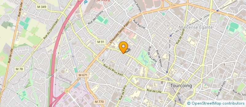 localisation de l'entreprise CHAPIX CHAPOH  TOURCOING