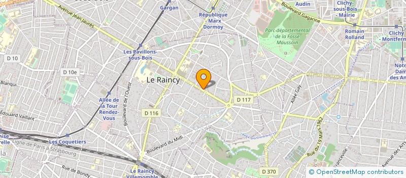 localisation de l'entreprise CHAPKA CONSEIL  LE RAINCY