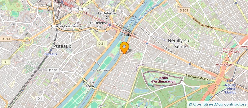localisation de l'entreprise CHAPLESS à NEUILLY-SUR-SEINE