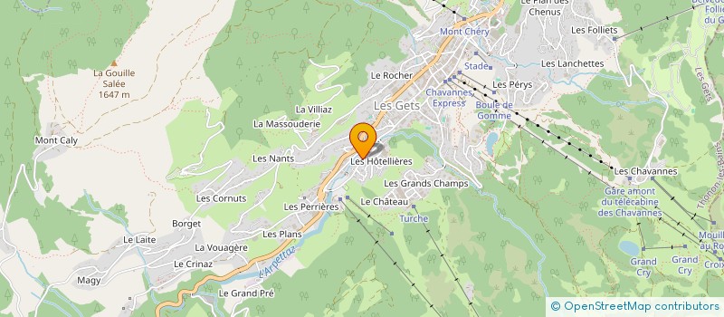 localisation de l'entreprise CHAPMAN à LES GETS