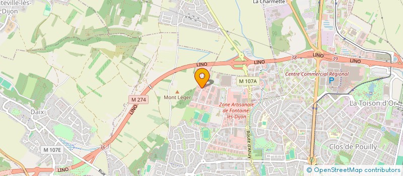 localisation de l'entreprise CHAPO  FONTAINE-LES-DIJON