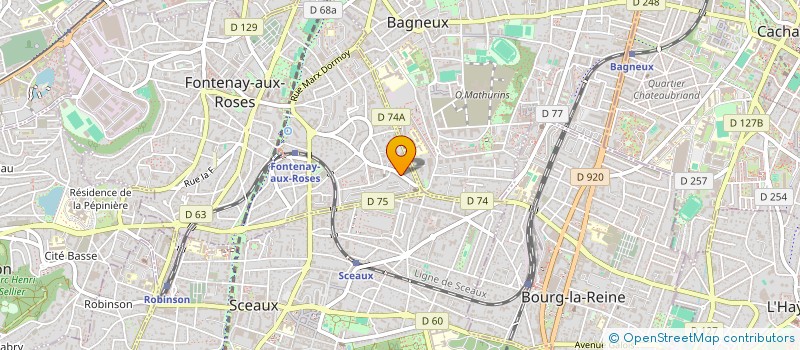 localisation de l'entreprise CHAPO  FONTENAY-AUX-ROSES