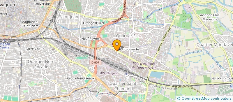 localisation de l'entreprise CHAPO CREATION à AVIGNON