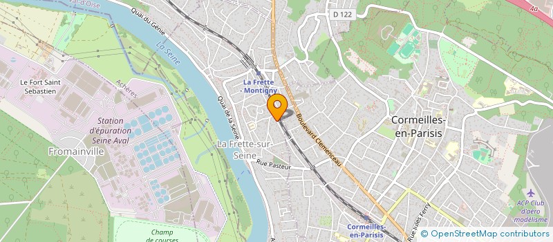 localisation de l'entreprise CHAPO-ING  LA FRETTE-SUR-SEINE