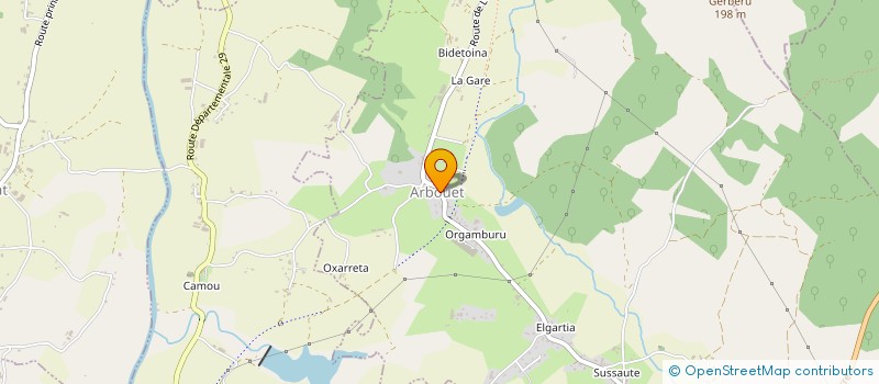 localisation de l'entreprise CHAPOBAS  ARBOUET-SUSSAUTE