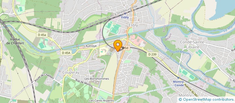 localisation de l'entreprise CHAPOHLD à ESBLY