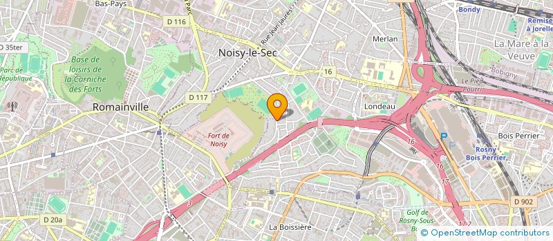 localisation de l'entreprise CHAPOLINE à NOISY-LE-SEC