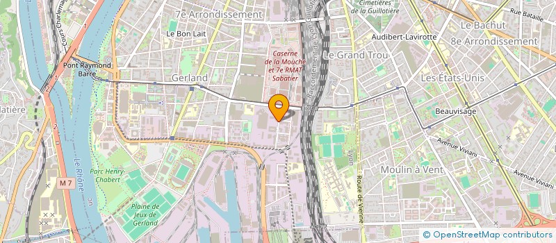 localisation de l'entreprise CHAPON 2010  LYON