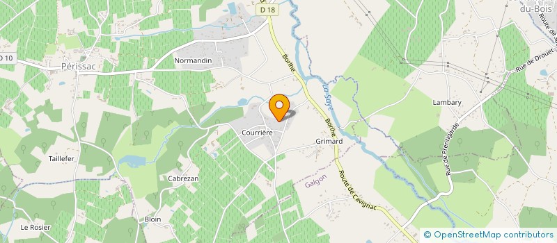 localisation de l'entreprise CHAPON  PERISSAC