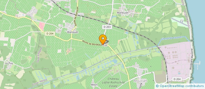 localisation de l'entreprise CHAPON FIN  SAINT-ESTEPHE