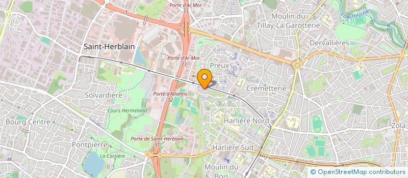 localisation de l'entreprise CHAPON K IMMO  SAINT-HERBLAIN